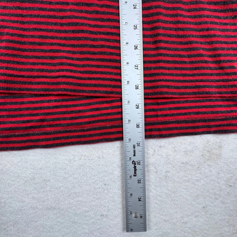 Polo Ralph Lauren Mens XL Red Black Striped Short Sleeve Pocket Polo Shirt